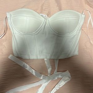 Princess polly white corset